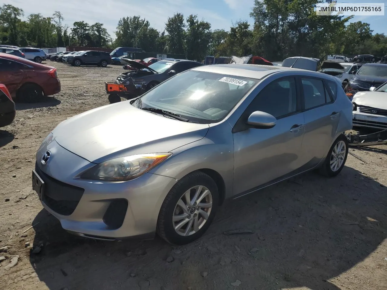 2013 Mazda 3 I VIN: JM1BL1MP6D1755165 Lot: 70209154