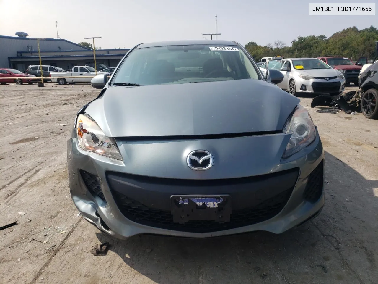 2013 Mazda 3 I VIN: JM1BL1TF3D1771655 Lot: 70403154