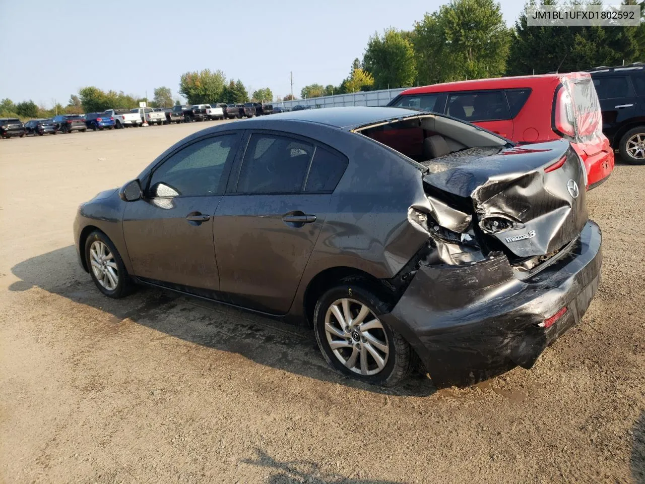 2013 Mazda 3 I VIN: JM1BL1UFXD1802592 Lot: 71308134