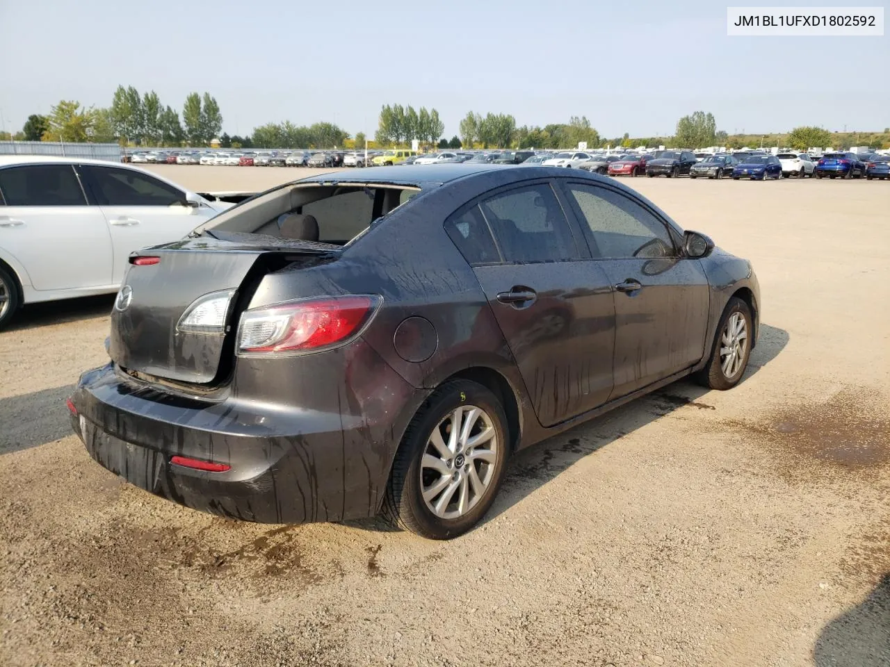 2013 Mazda 3 I VIN: JM1BL1UFXD1802592 Lot: 71308134