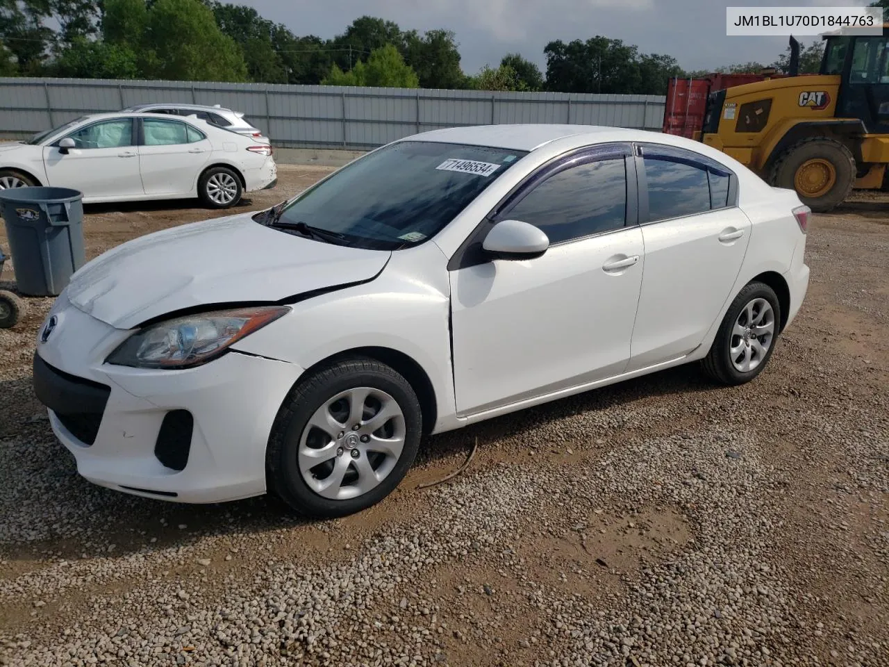 2013 Mazda 3 I VIN: JM1BL1U70D1844763 Lot: 71496534