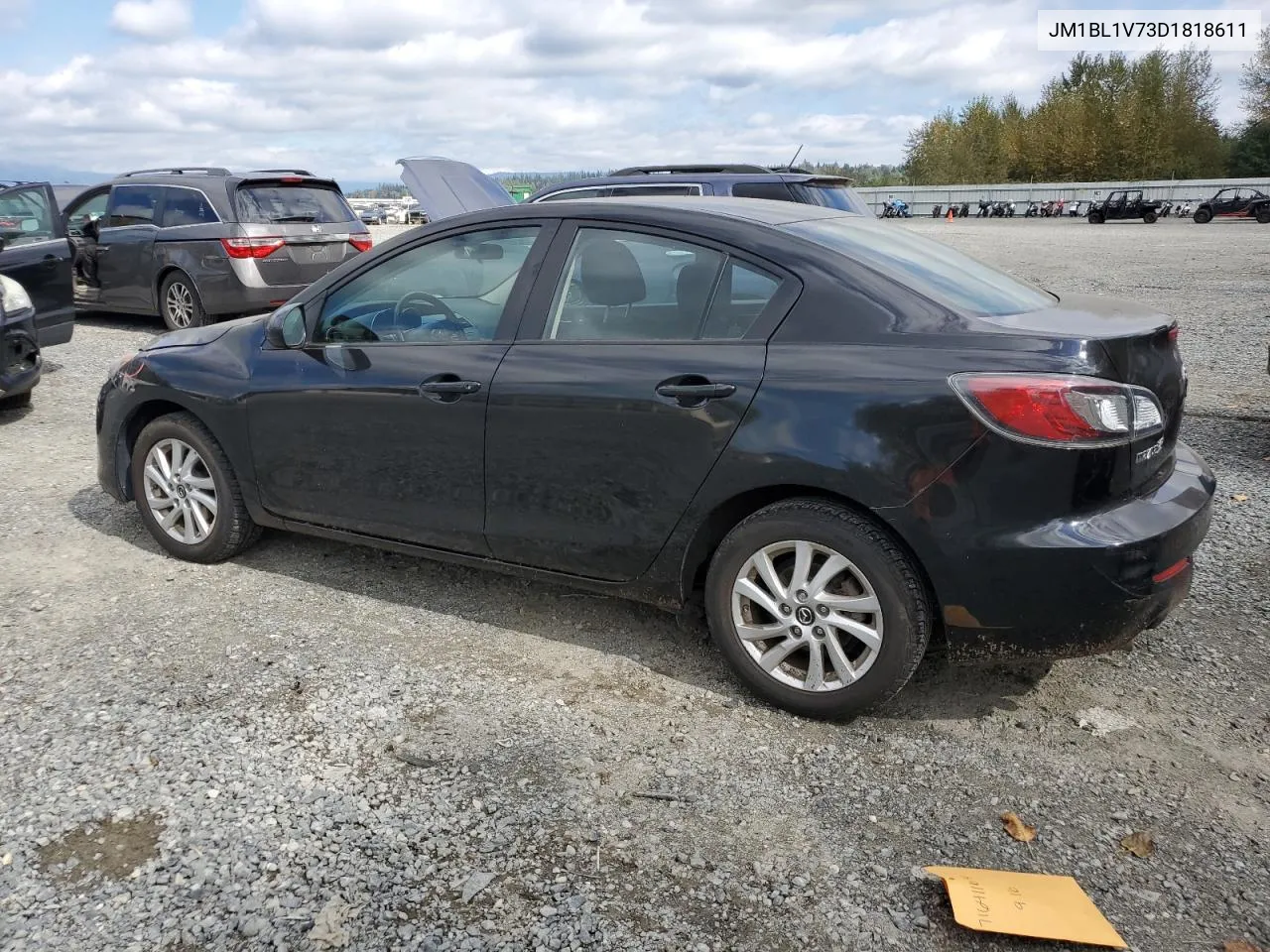 2013 Mazda 3 I VIN: JM1BL1V73D1818611 Lot: 71641164