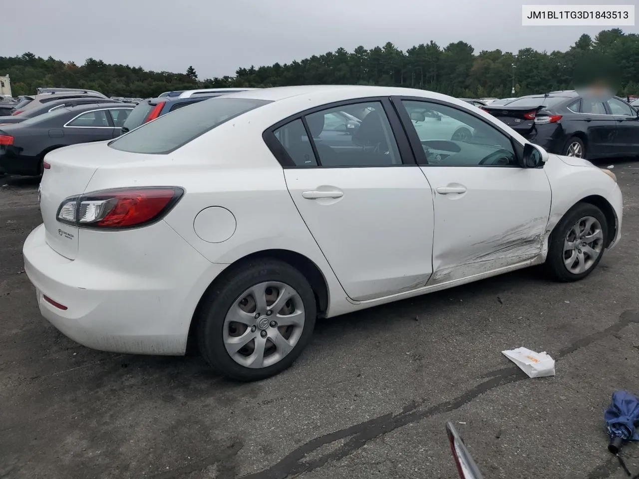 2013 Mazda 3 I VIN: JM1BL1TG3D1843513 Lot: 72056554