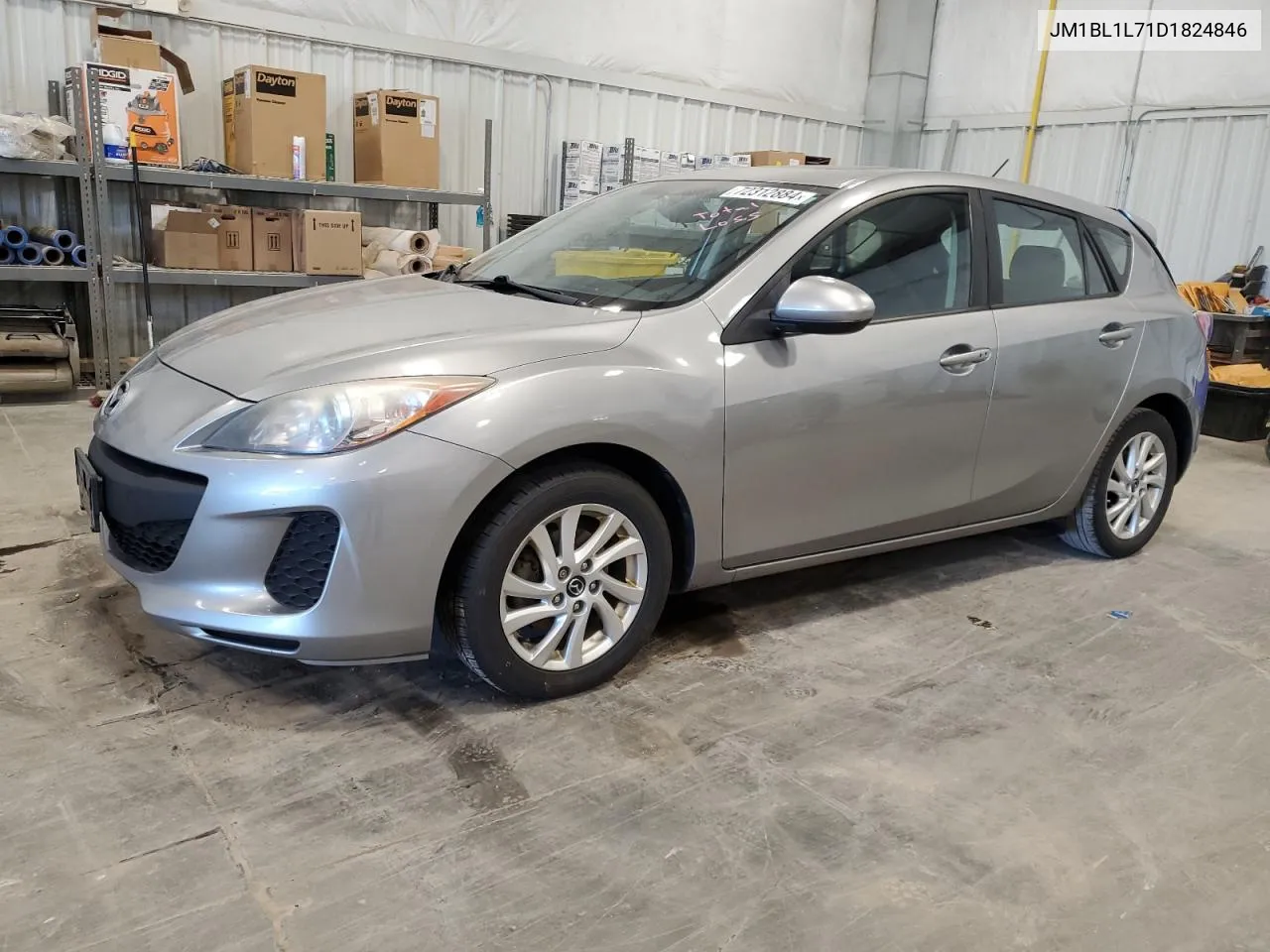 2013 Mazda 3 I VIN: JM1BL1L71D1824846 Lot: 72312884