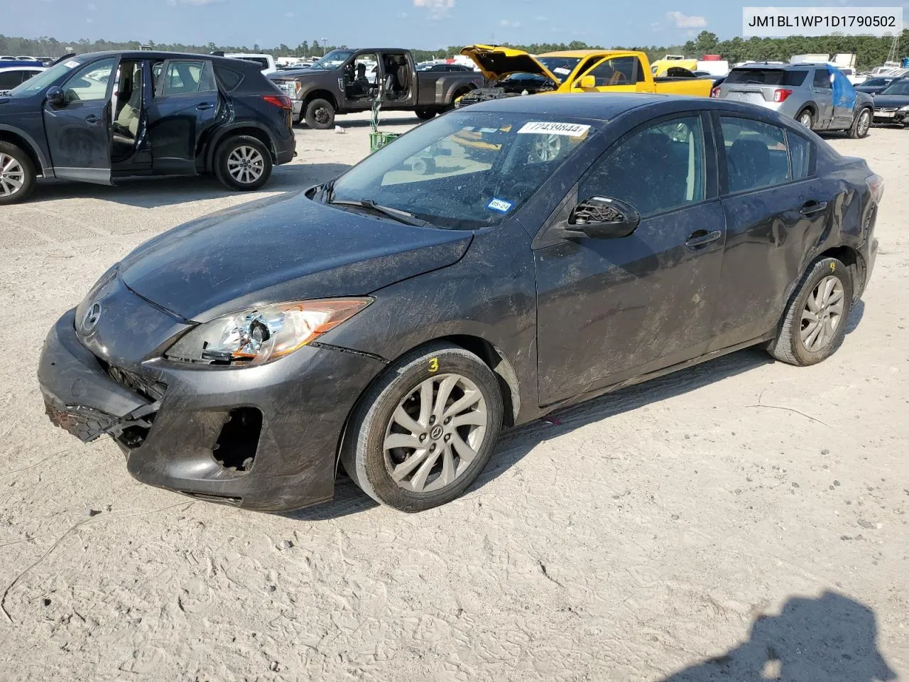 2013 Mazda 3 I VIN: JM1BL1WP1D1790502 Lot: 72439844