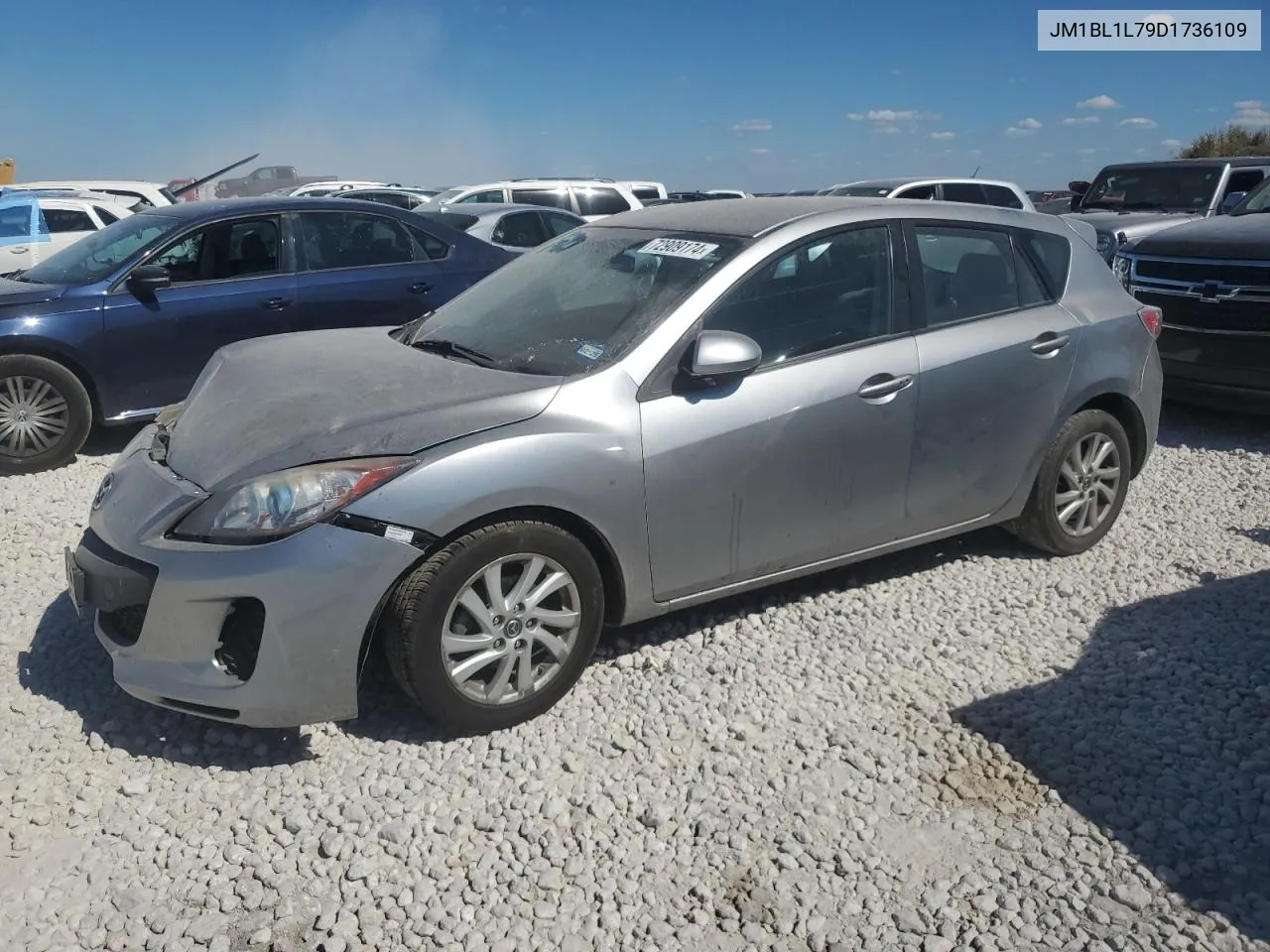 2013 Mazda 3 I VIN: JM1BL1L79D1736109 Lot: 72909174