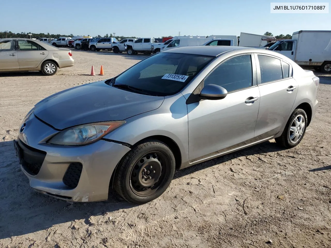 2013 Mazda 3 I VIN: JM1BL1U76D1710887 Lot: 73132574