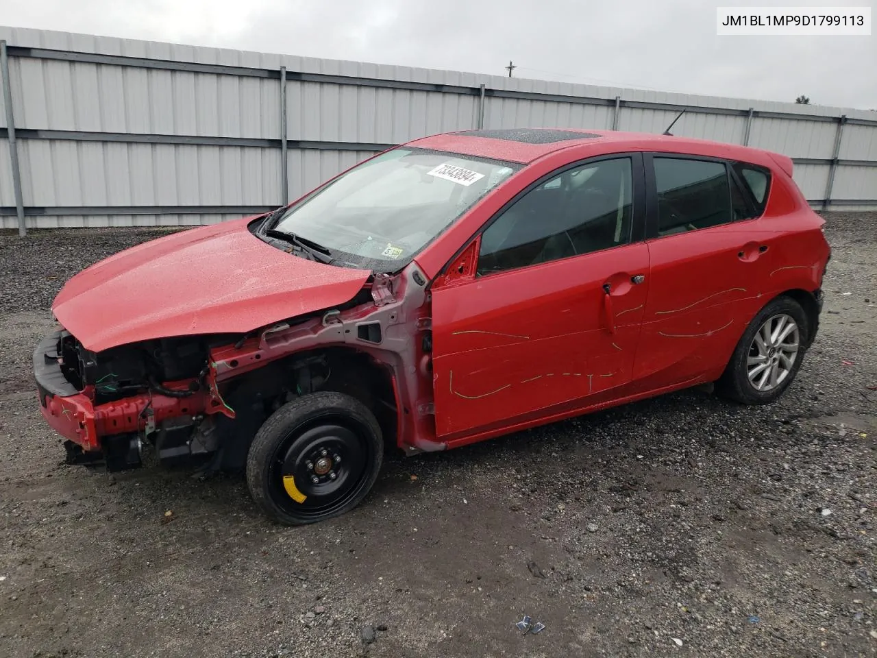 2013 Mazda 3 I VIN: JM1BL1MP9D1799113 Lot: 73343894