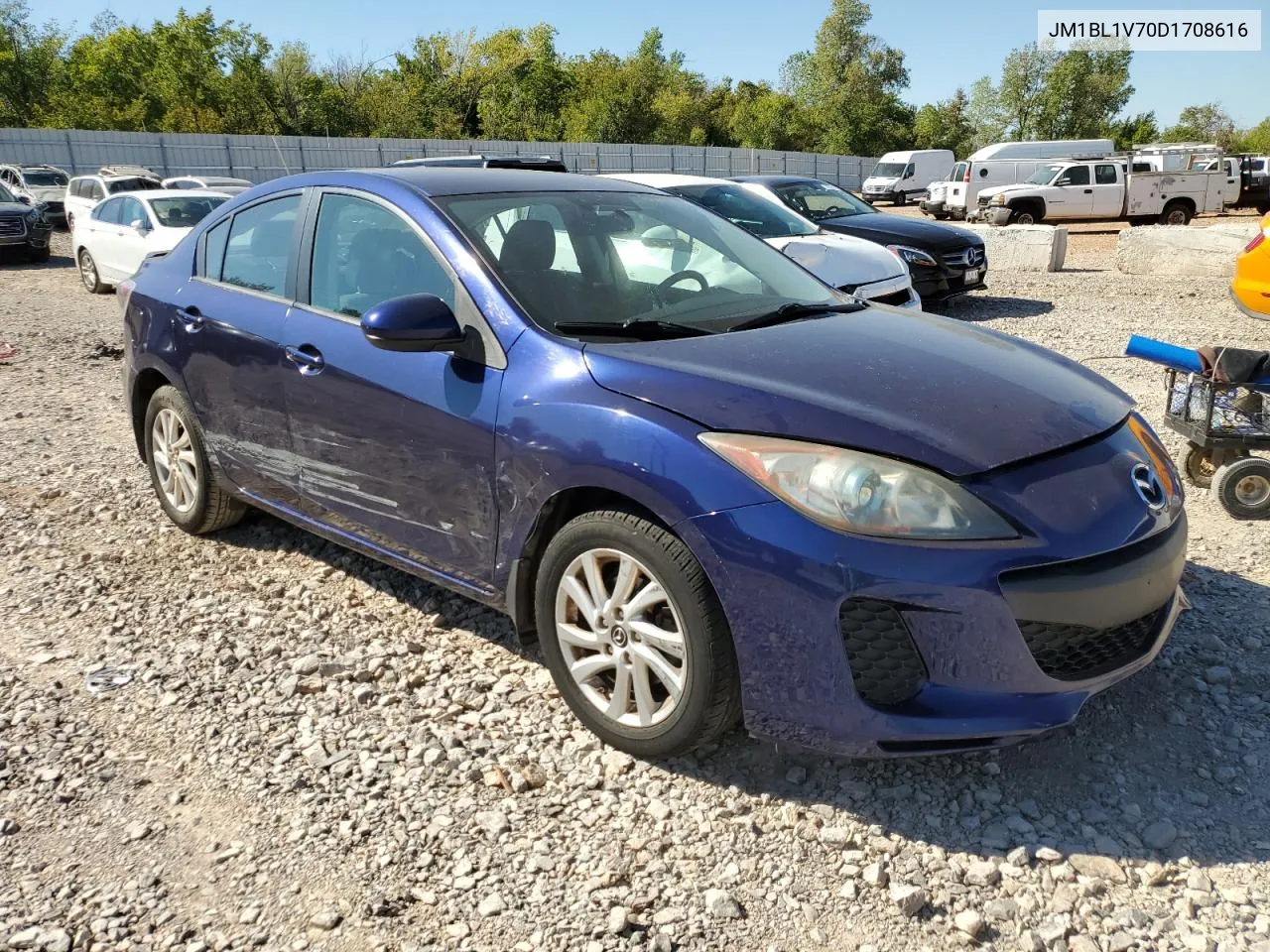 2013 Mazda 3 I VIN: JM1BL1V70D1708616 Lot: 73517134