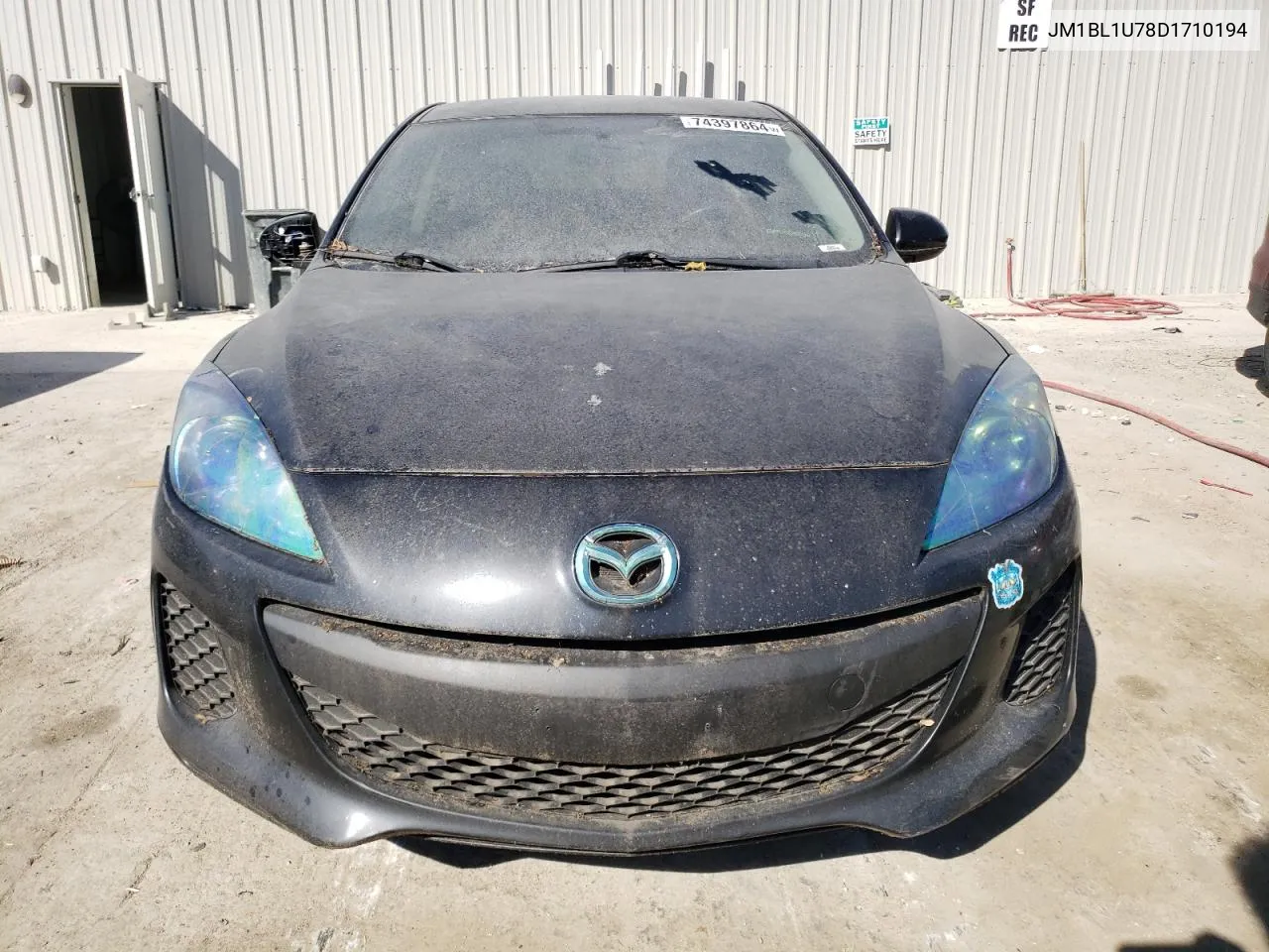 2013 Mazda 3 I VIN: JM1BL1U78D1710194 Lot: 74397864