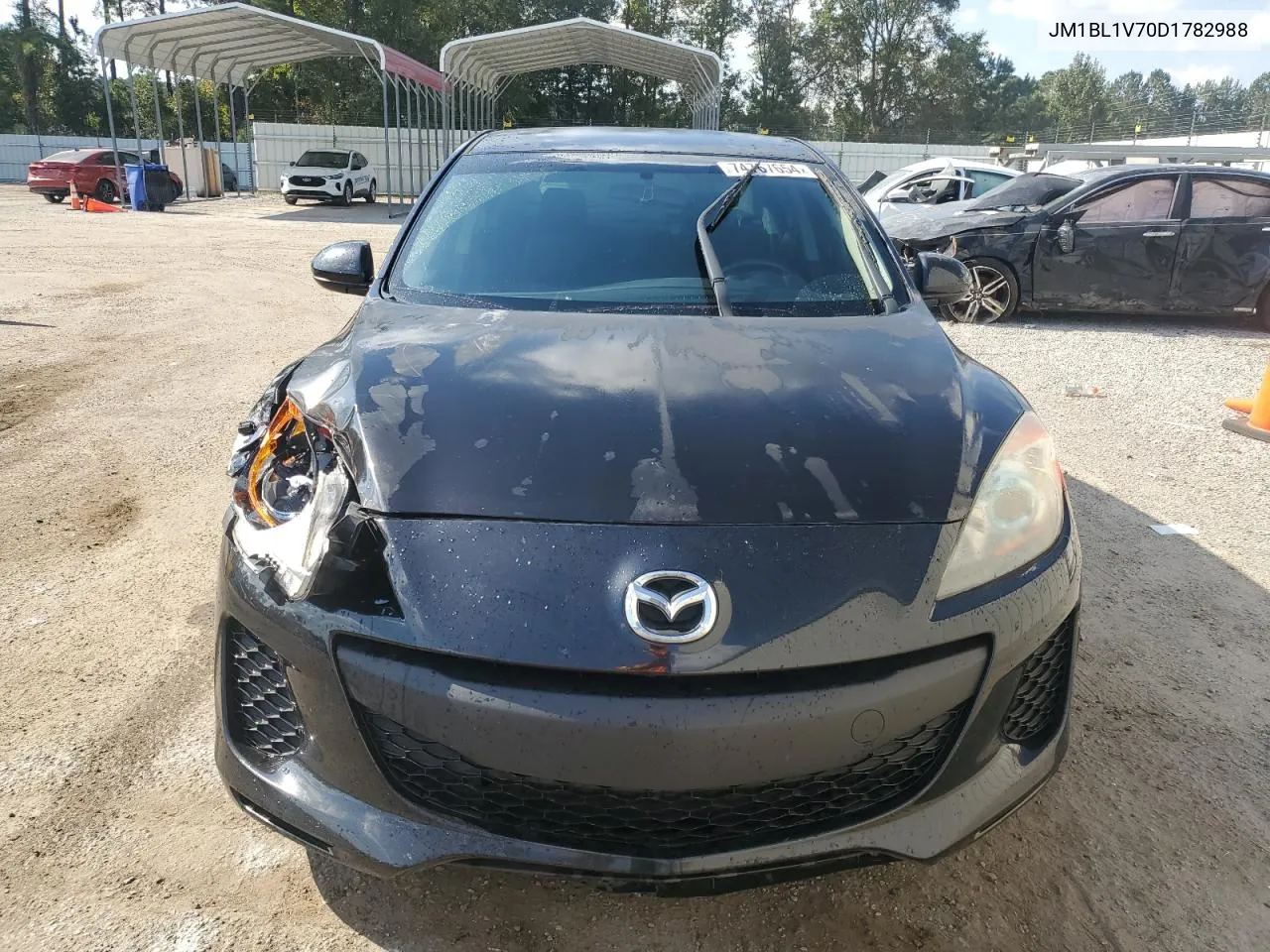 2013 Mazda 3 I VIN: JM1BL1V70D1782988 Lot: 74767654