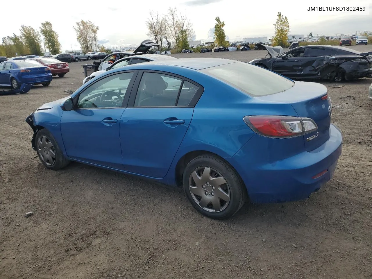 2013 Mazda 3 I VIN: JM1BL1UF8D1802459 Lot: 75320004