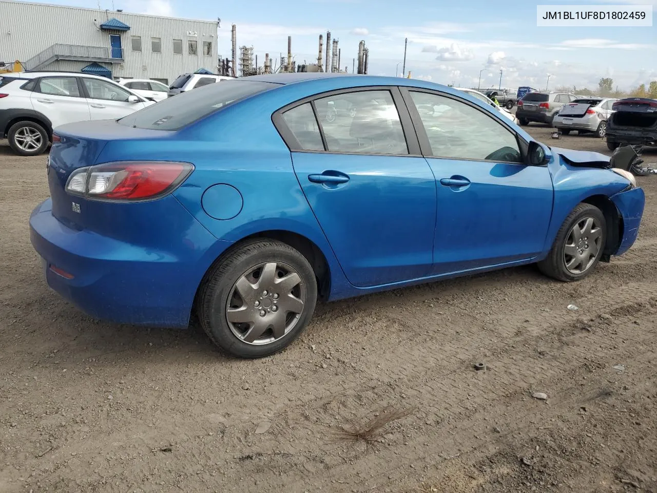 2013 Mazda 3 I VIN: JM1BL1UF8D1802459 Lot: 75320004