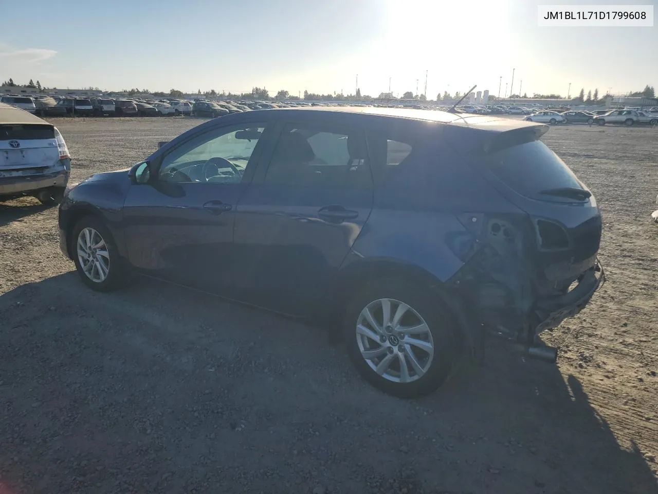 2013 Mazda 3 I VIN: JM1BL1L71D1799608 Lot: 75660444