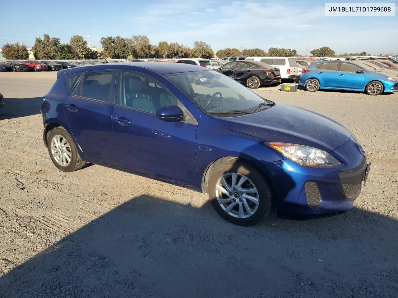 2013 Mazda 3 I VIN: JM1BL1L71D1799608 Lot: 75660444