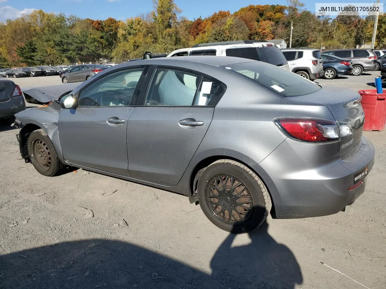 2013 Mazda 3 I VIN: JM1BL1U80D1705502 Lot: 77214704