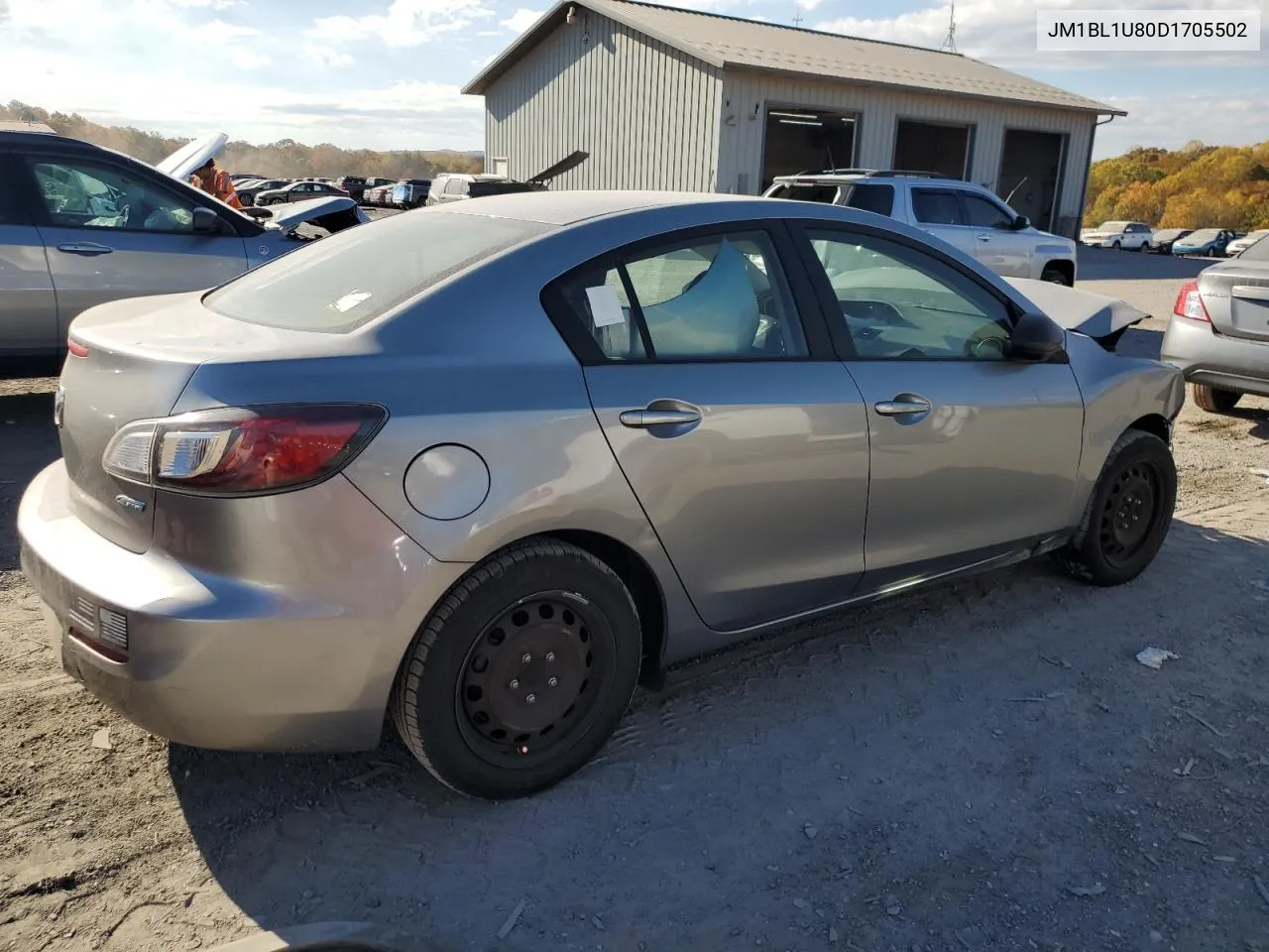 2013 Mazda 3 I VIN: JM1BL1U80D1705502 Lot: 77214704