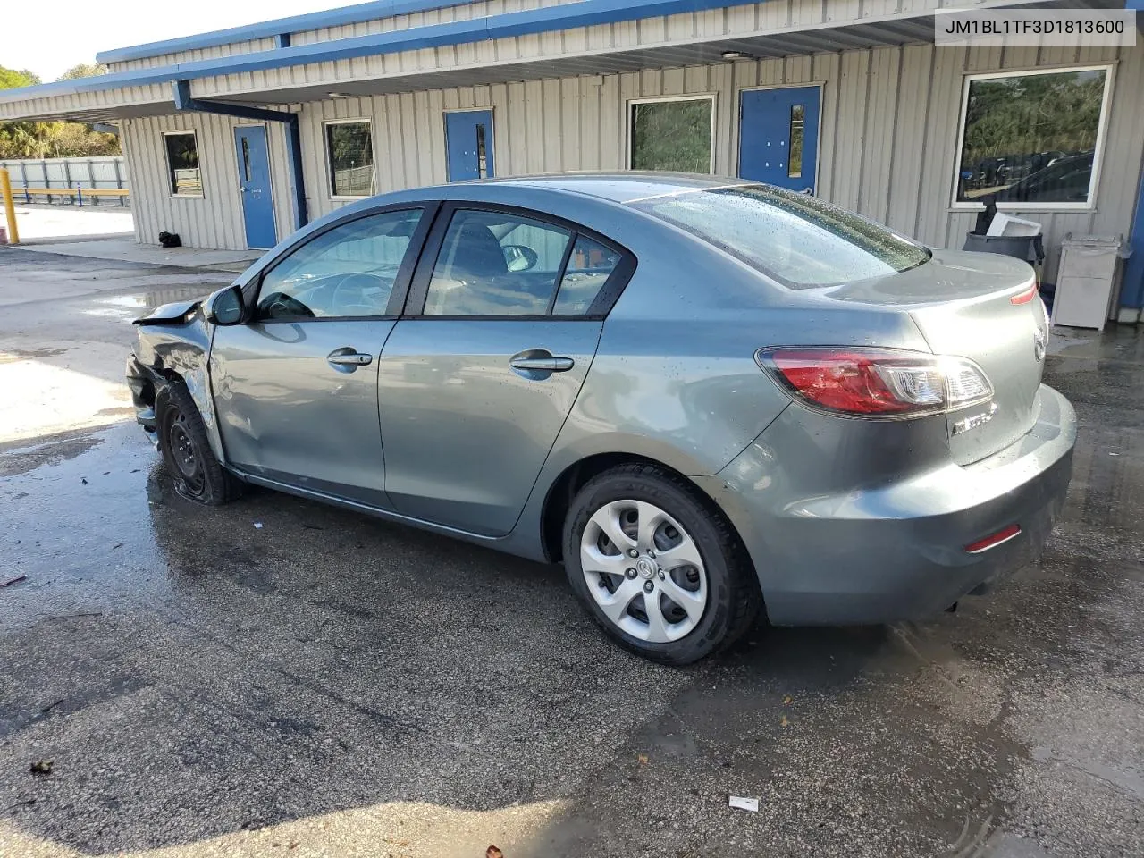 2013 Mazda 3 I VIN: JM1BL1TF3D1813600 Lot: 79030694