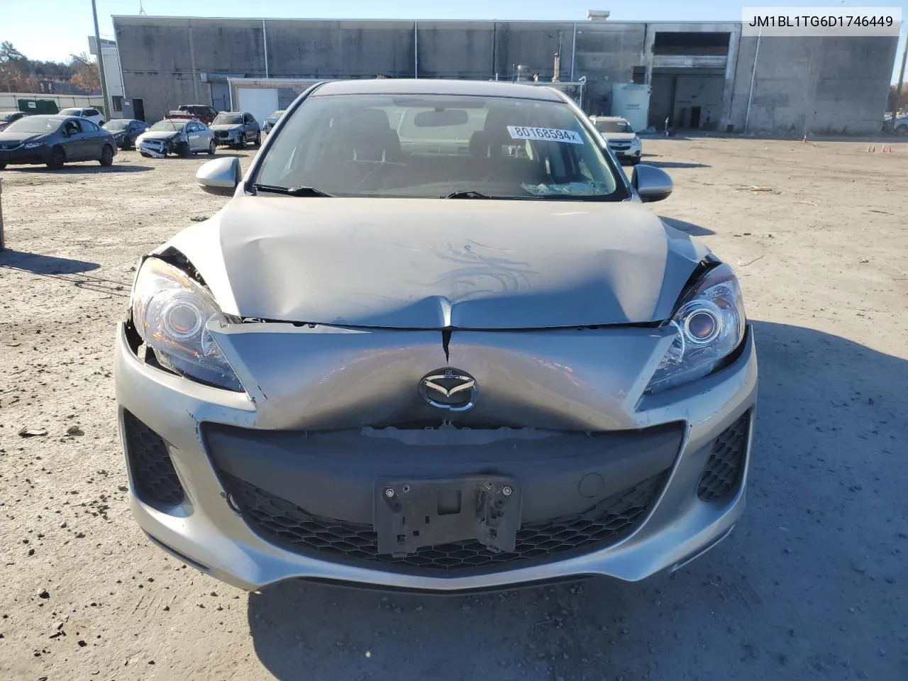 2013 Mazda 3 I VIN: JM1BL1TG6D1746449 Lot: 80168594