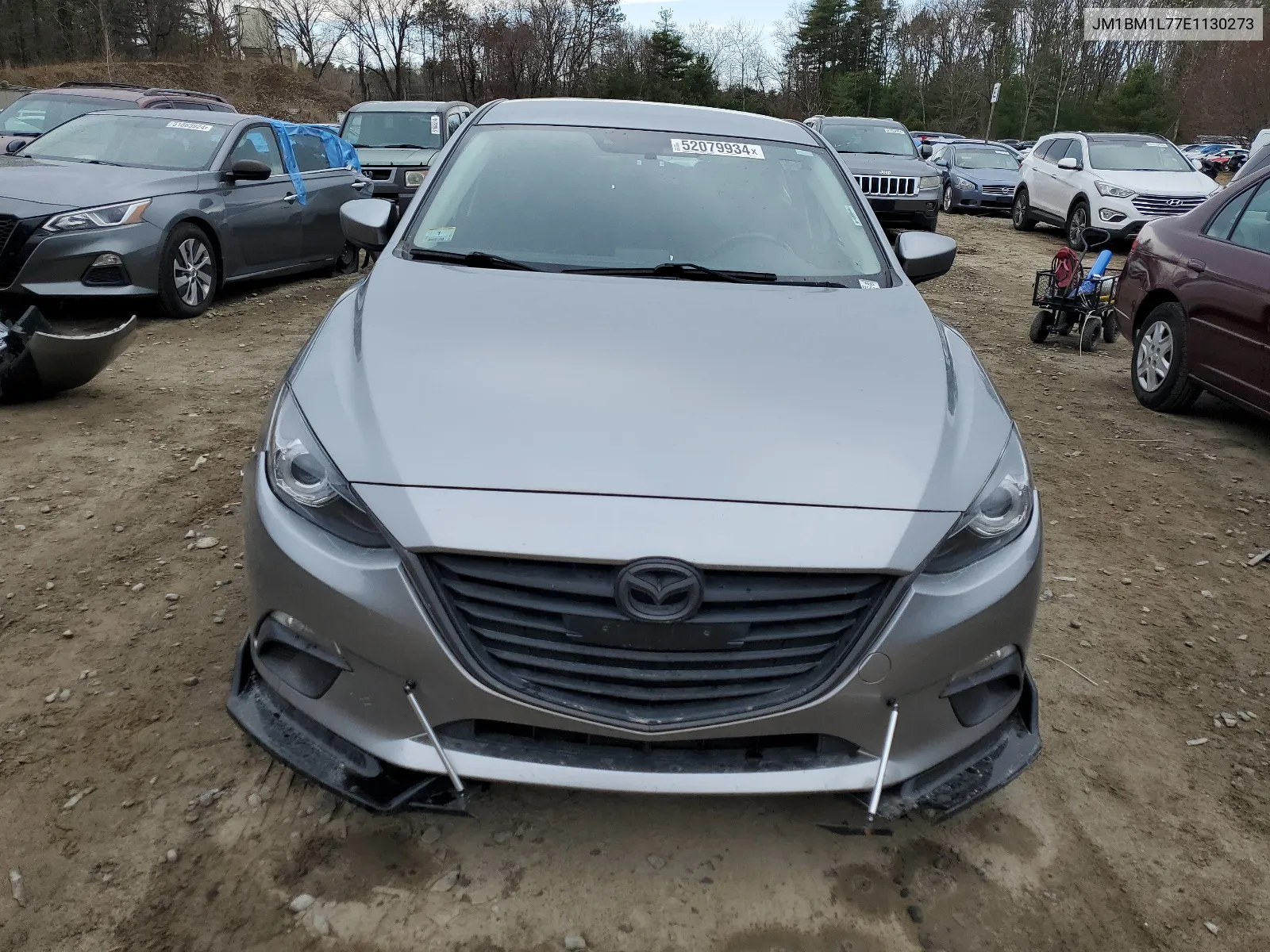 2014 Mazda 3 Touring VIN: JM1BM1L77E1130273 Lot: 52079934