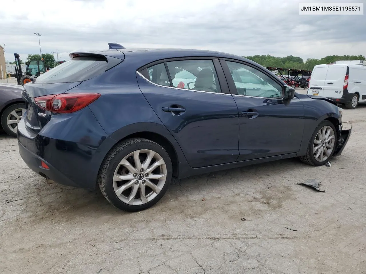 2014 Mazda 3 Grand Touring VIN: JM1BM1M35E1195571 Lot: 54257664