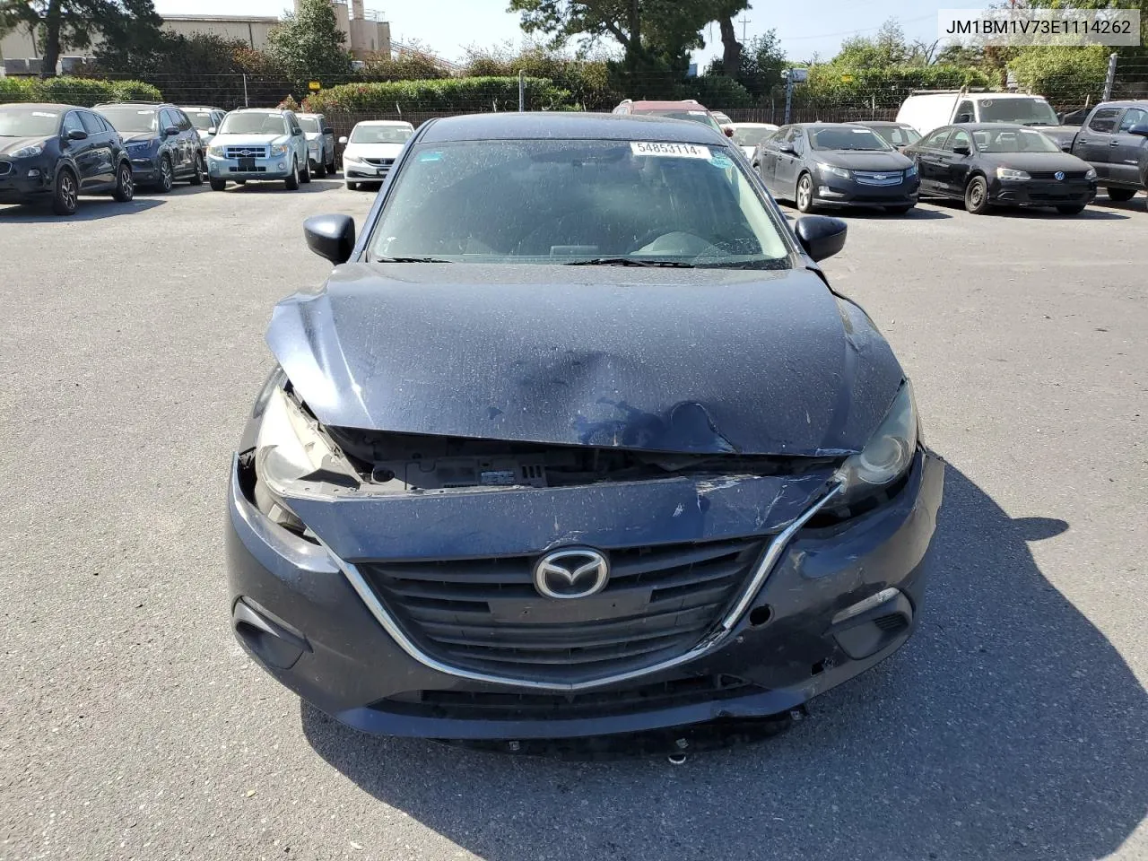 2014 Mazda 3 Touring VIN: JM1BM1V73E1114262 Lot: 54853114