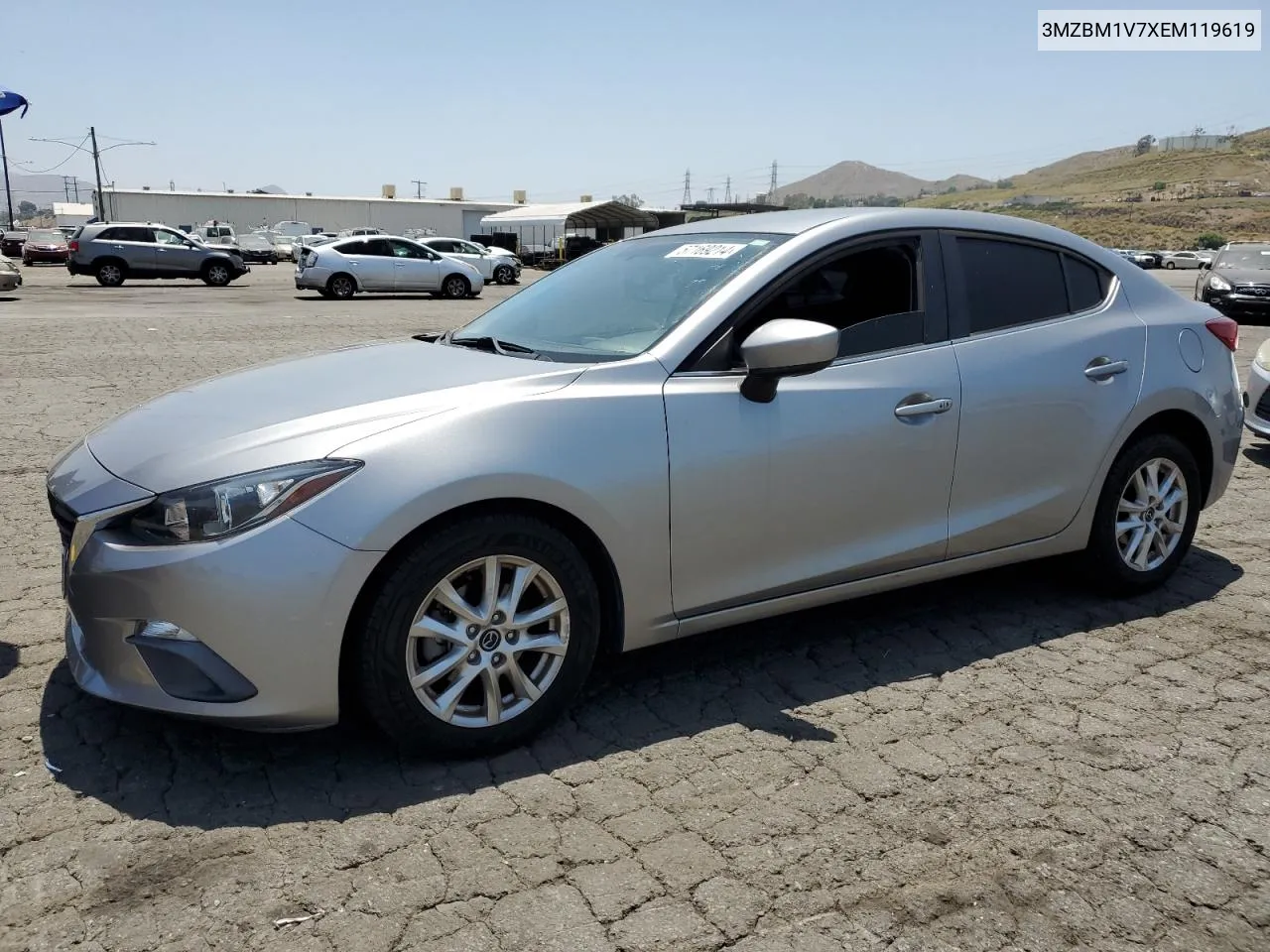 2014 Mazda 3 Touring VIN: 3MZBM1V7XEM119619 Lot: 57169214