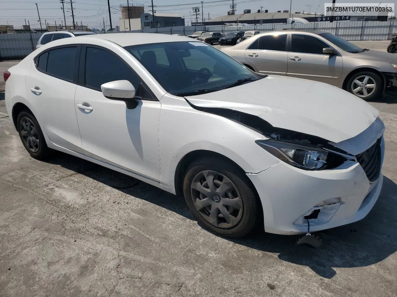 2014 Mazda 3 Sport VIN: 3MZBM1U70EM100353 Lot: 62552404