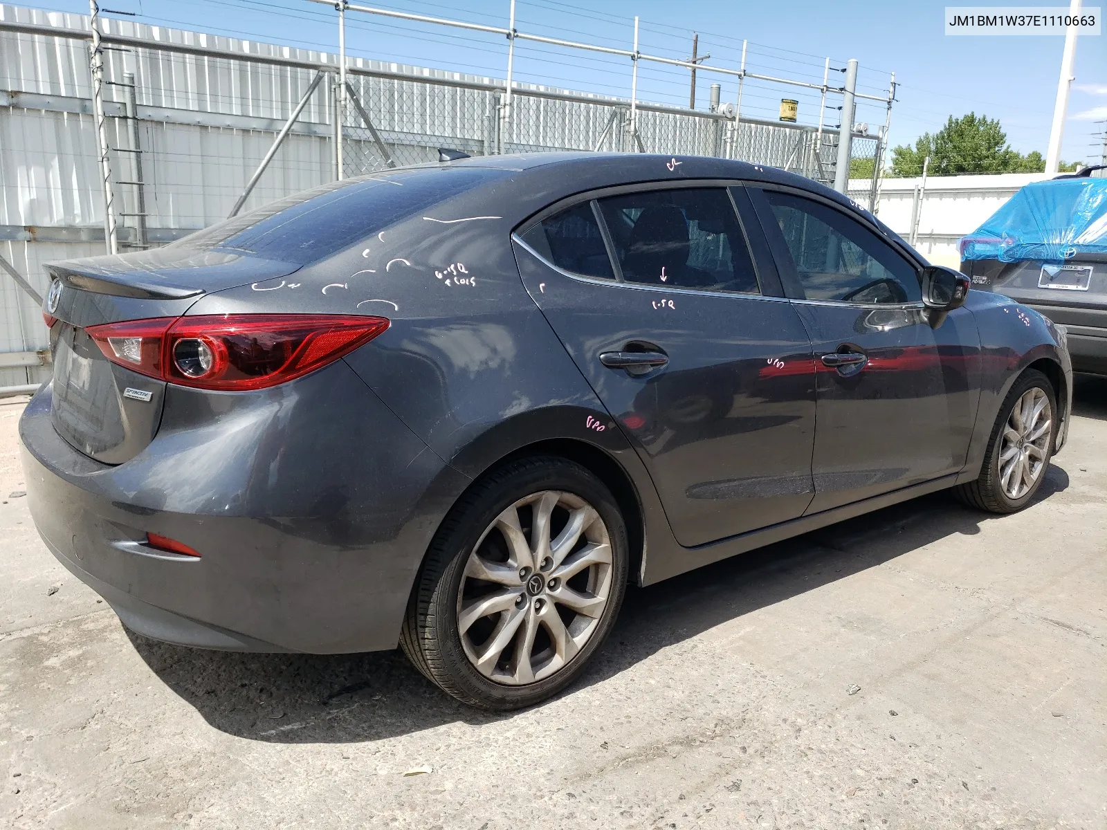 2014 Mazda 3 Grand Touring VIN: JM1BM1W37E1110663 Lot: 67604284