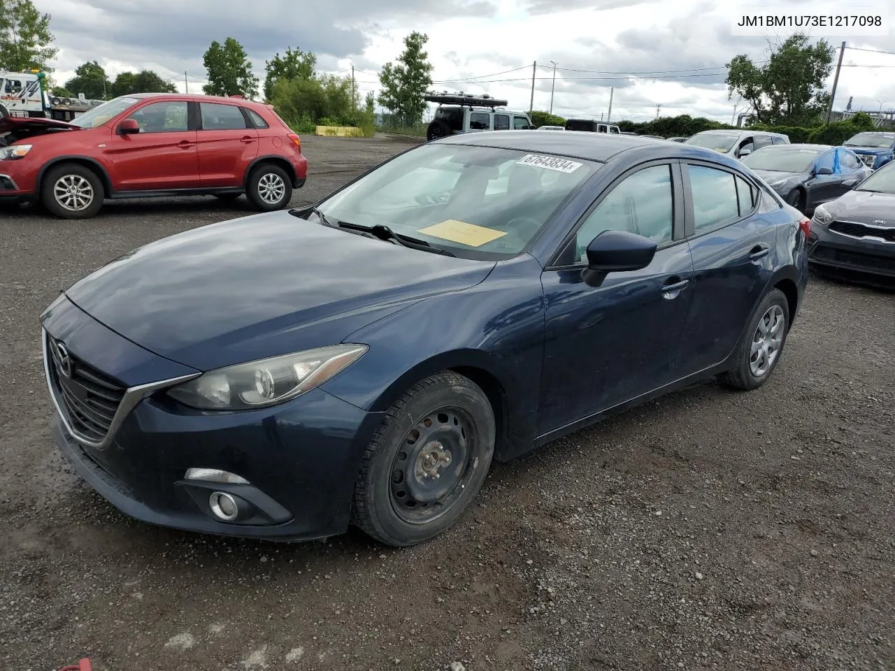 2014 Mazda 3 Sport VIN: JM1BM1U73E1217098 Lot: 67643834