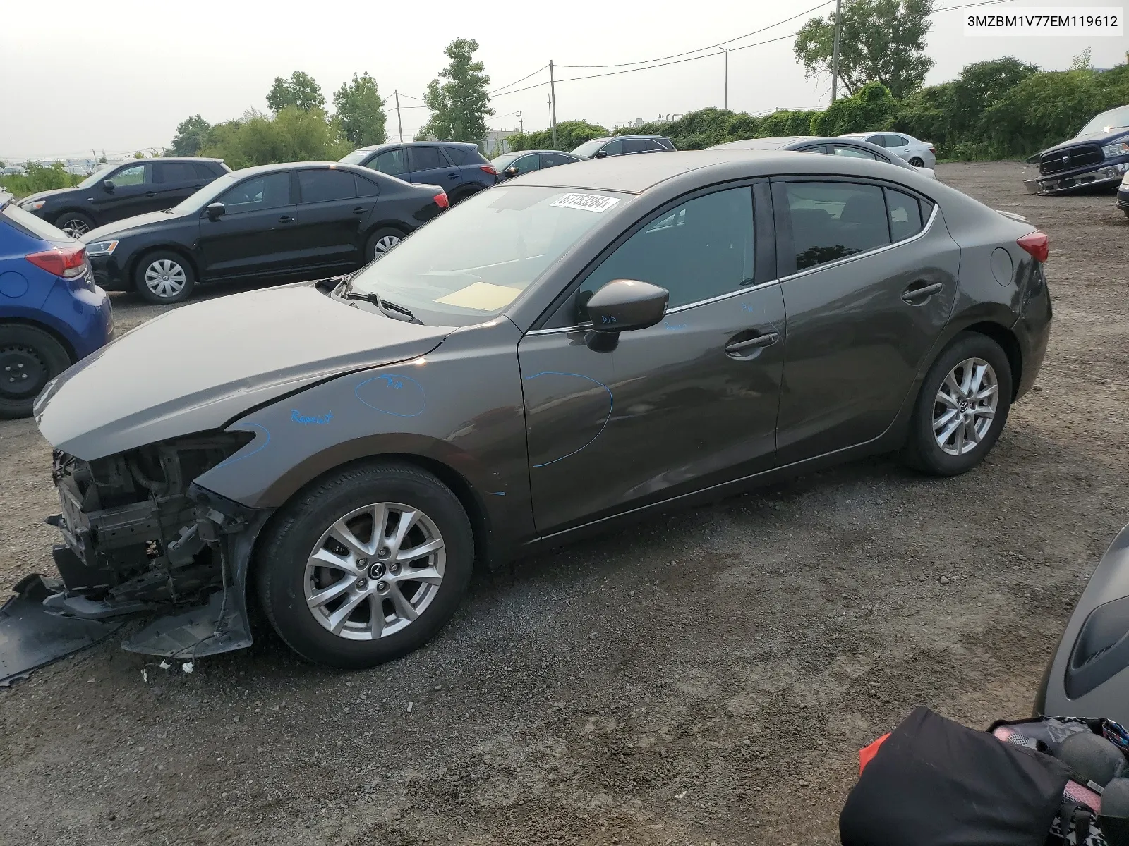 3MZBM1V77EM119612 2014 Mazda 3 Touring