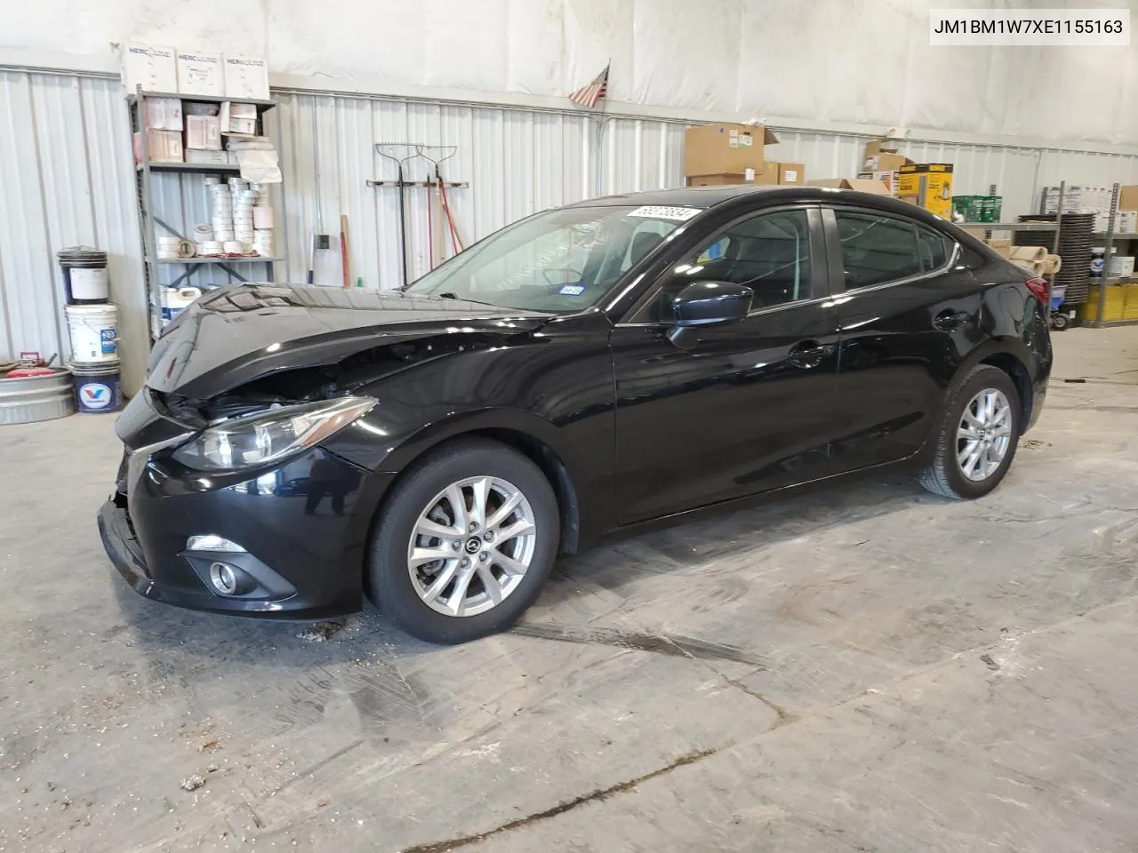 2014 Mazda 3 Grand Touring VIN: JM1BM1W7XE1155163 Lot: 68373834