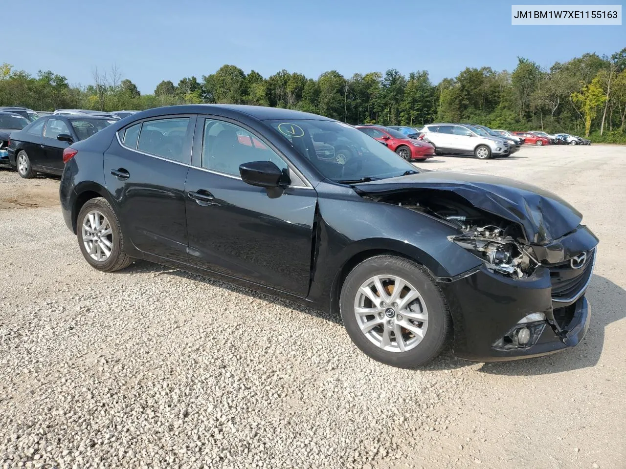 2014 Mazda 3 Grand Touring VIN: JM1BM1W7XE1155163 Lot: 68373834