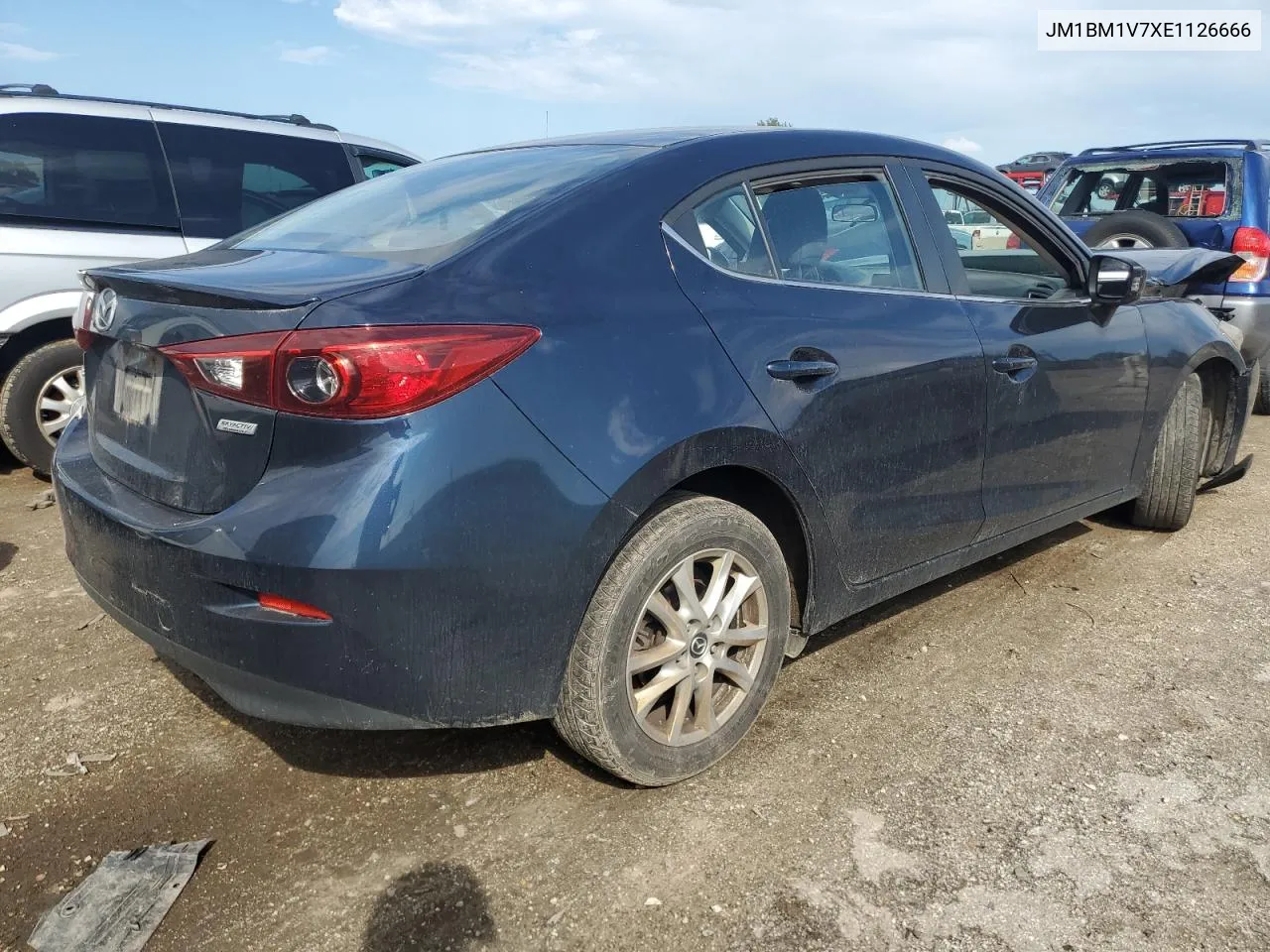 2014 Mazda 3 Touring VIN: JM1BM1V7XE1126666 Lot: 69522583