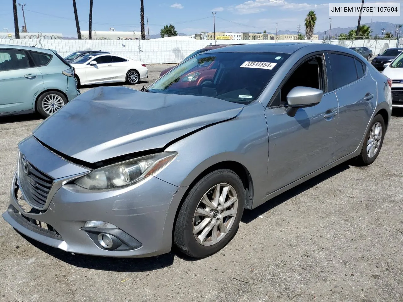 2014 Mazda 3 Grand Touring VIN: JM1BM1W75E1107604 Lot: 70540854