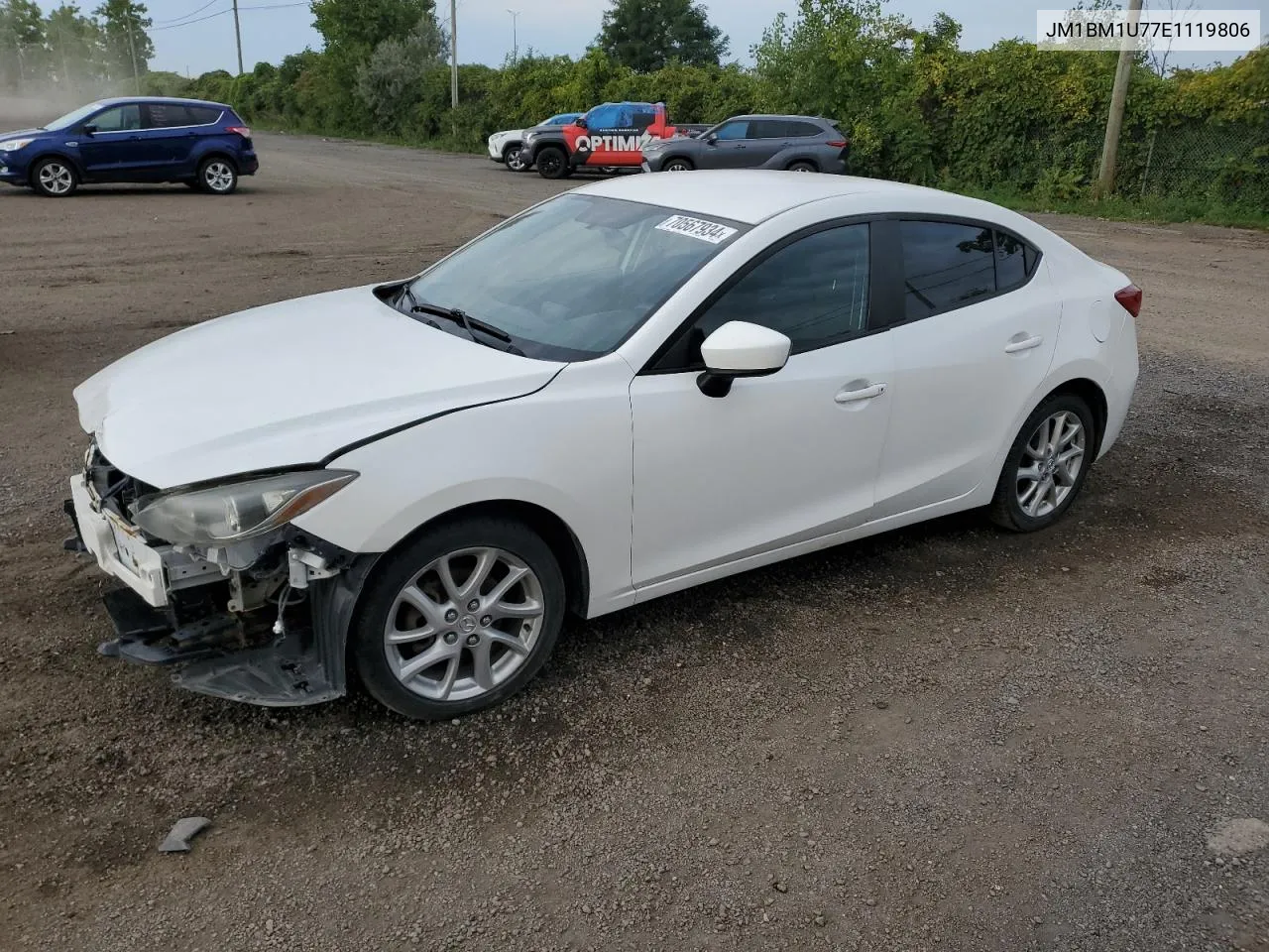 2014 Mazda 3 Sport VIN: JM1BM1U77E1119806 Lot: 70567934