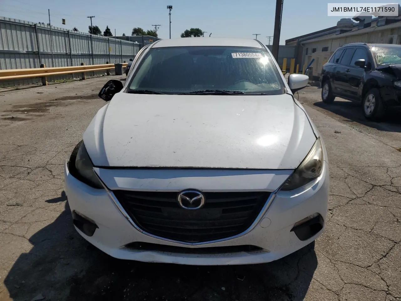 2014 Mazda 3 Touring VIN: JM1BM1L74E1171590 Lot: 71380554