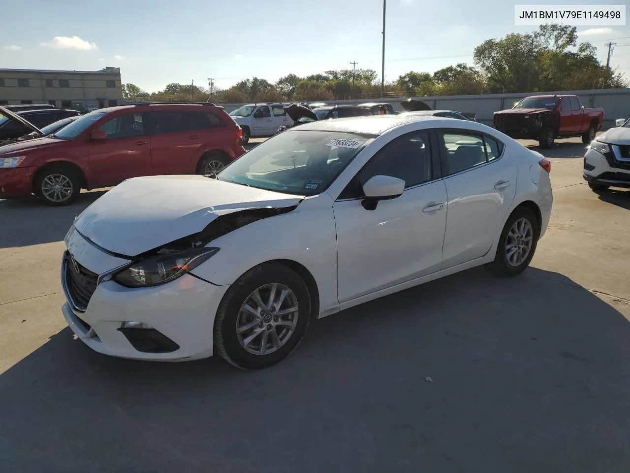 2014 Mazda 3 Touring VIN: JM1BM1V79E1149498 Lot: 71633234