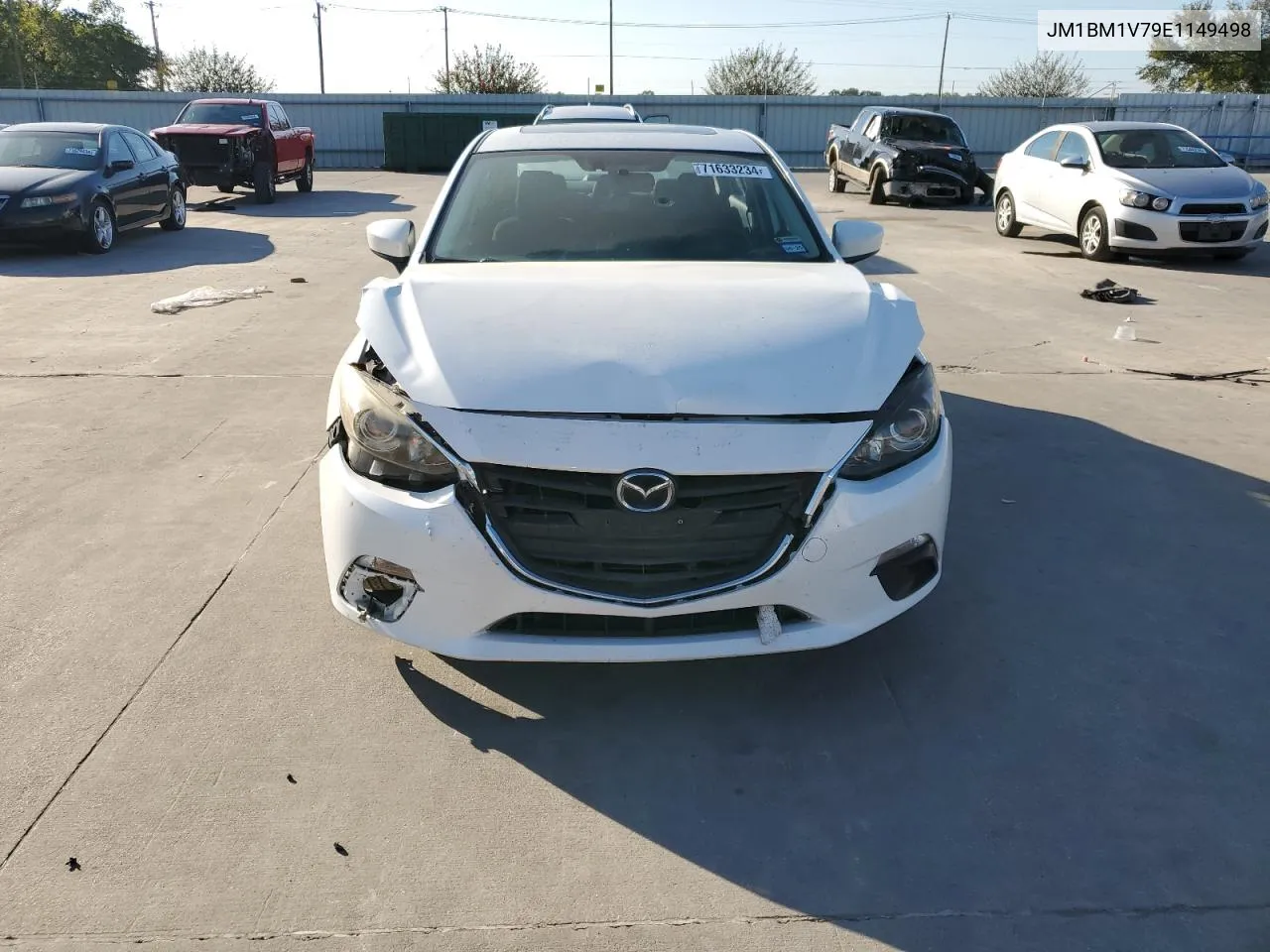 2014 Mazda 3 Touring VIN: JM1BM1V79E1149498 Lot: 71633234