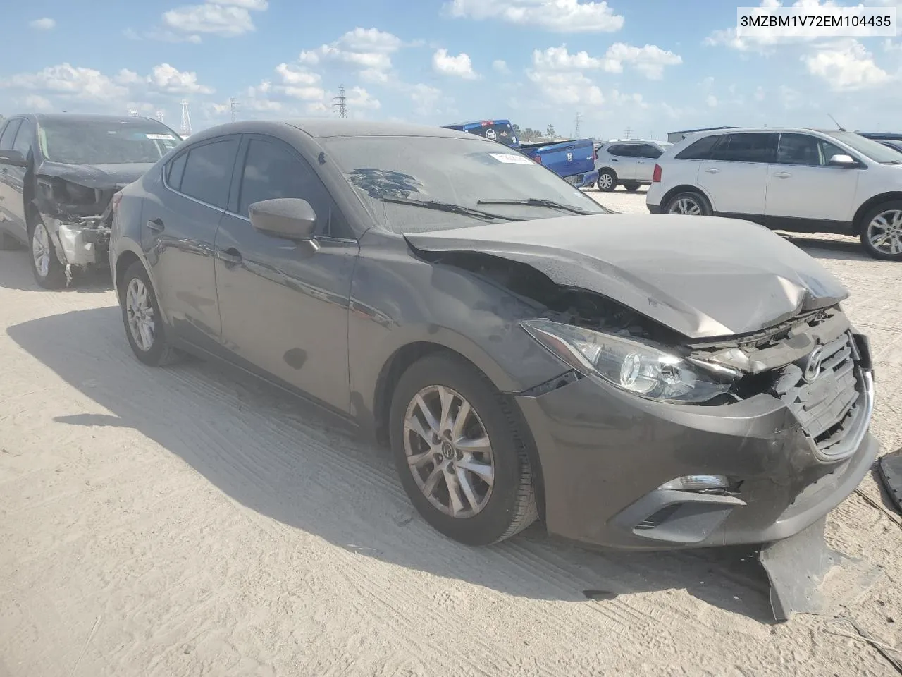 2014 Mazda 3 Touring VIN: 3MZBM1V72EM104435 Lot: 71803784