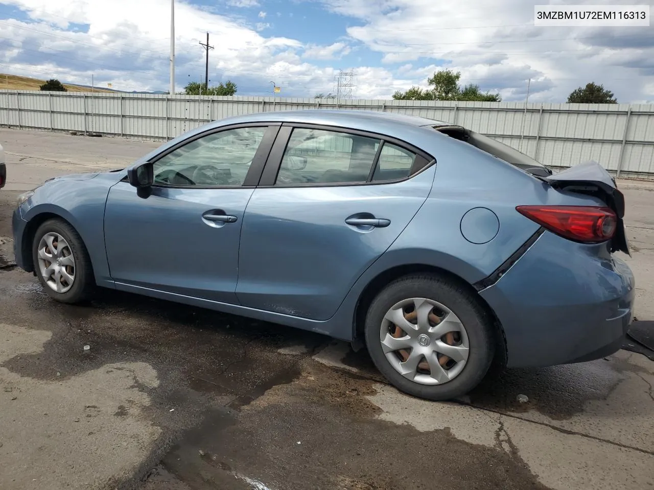 2014 Mazda 3 Sport VIN: 3MZBM1U72EM116313 Lot: 71982634