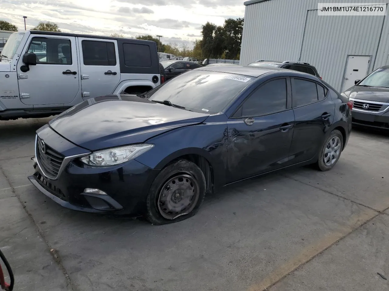 JM1BM1U74E1216770 2014 Mazda 3 Sport