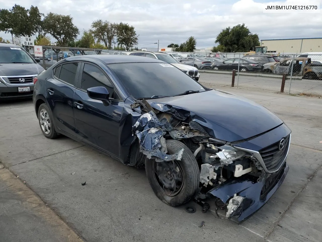 2014 Mazda 3 Sport VIN: JM1BM1U74E1216770 Lot: 71994504