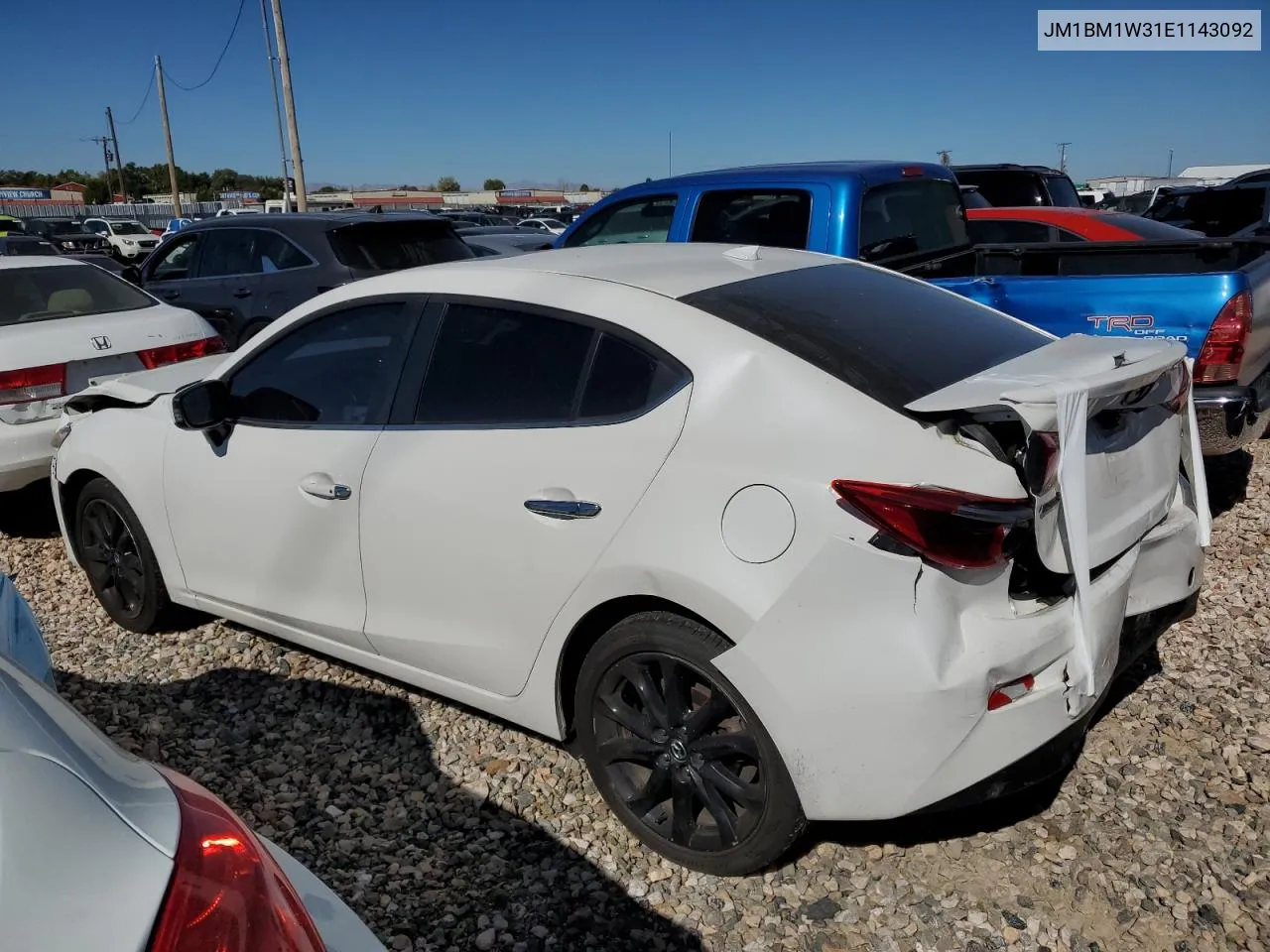 2014 Mazda 3 Grand Touring VIN: JM1BM1W31E1143092 Lot: 72031824