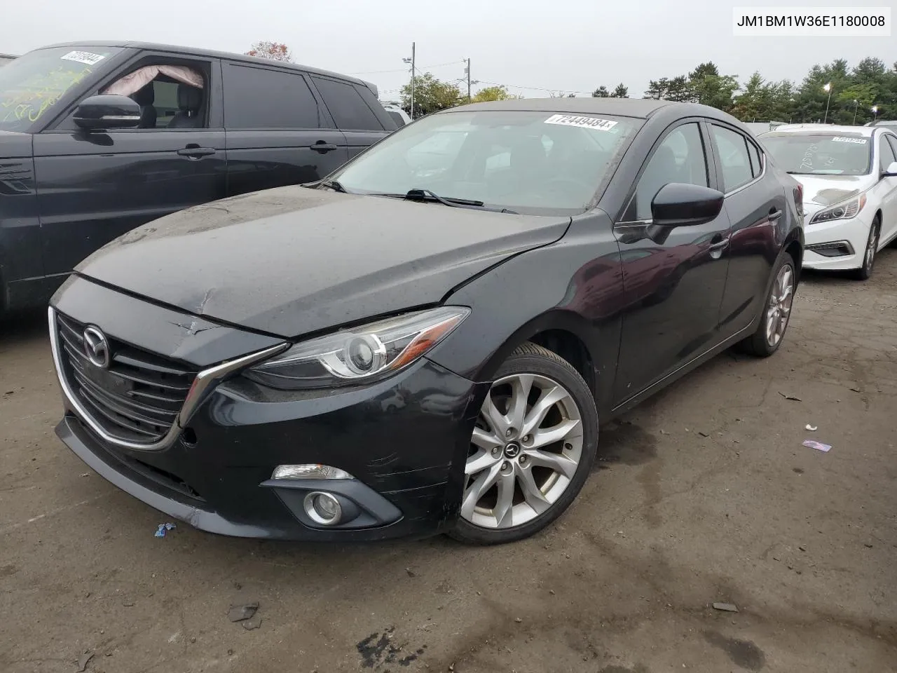 2014 Mazda 3 Grand Touring VIN: JM1BM1W36E1180008 Lot: 72449484