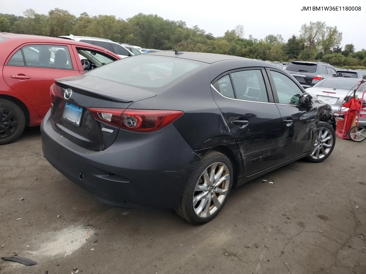 2014 Mazda 3 Grand Touring VIN: JM1BM1W36E1180008 Lot: 72449484