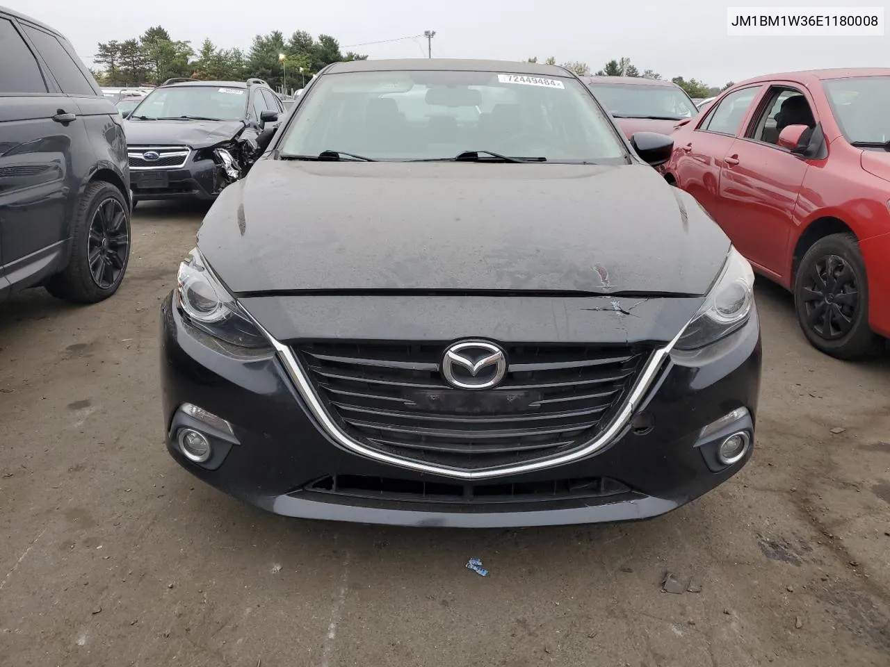 2014 Mazda 3 Grand Touring VIN: JM1BM1W36E1180008 Lot: 72449484