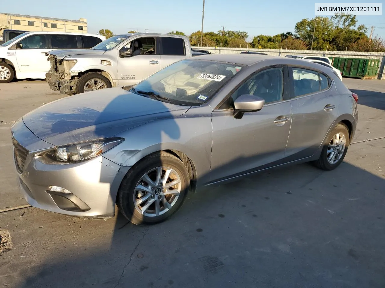 2014 Mazda 3 Grand Touring VIN: JM1BM1M7XE1201111 Lot: 72464024