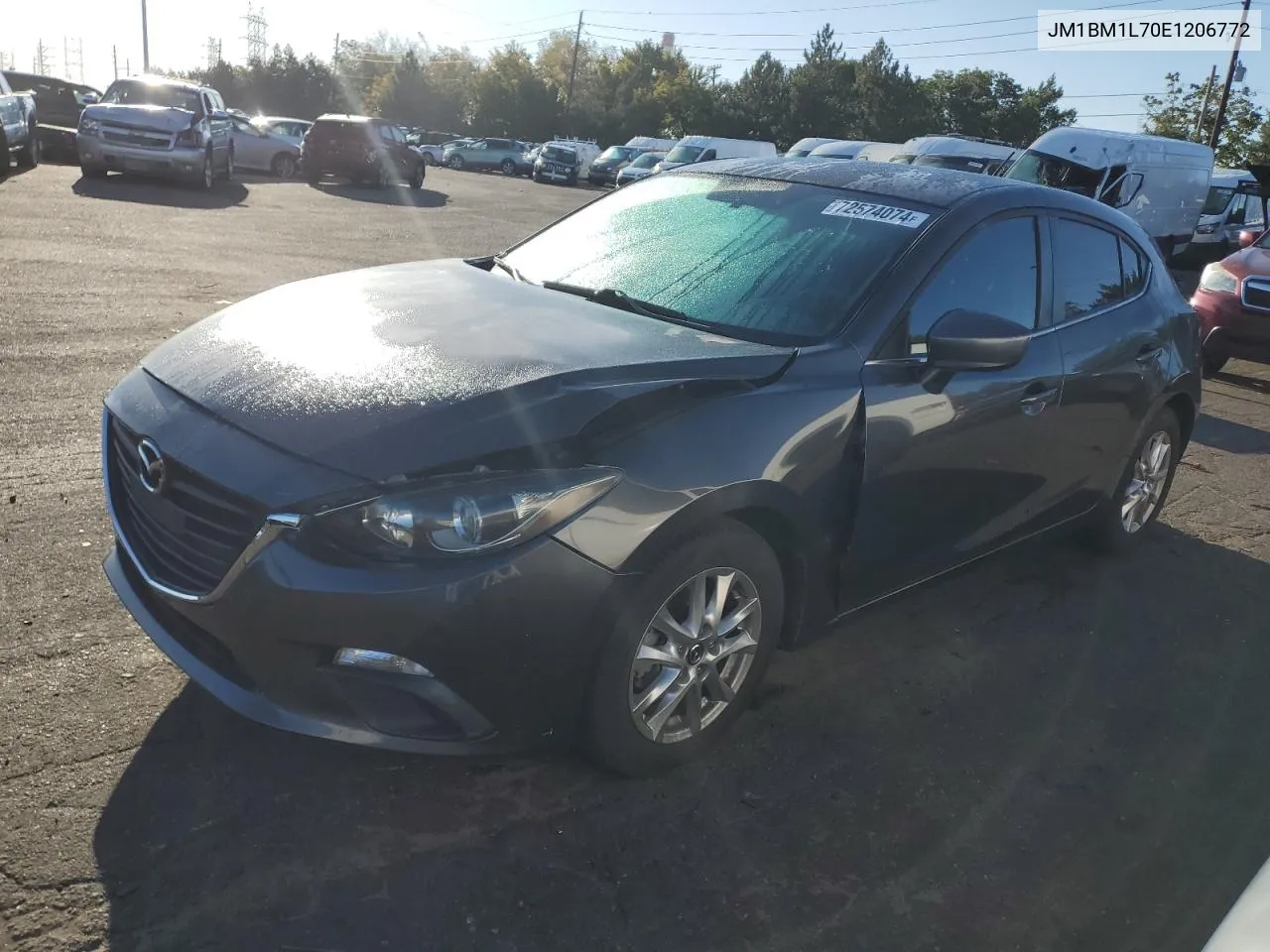 JM1BM1L70E1206772 2014 Mazda 3 Touring