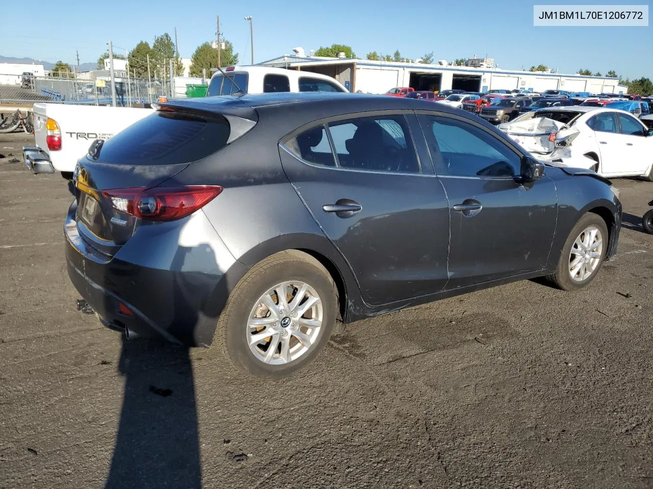 2014 Mazda 3 Touring VIN: JM1BM1L70E1206772 Lot: 72574074